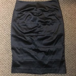 Black pencil skirt